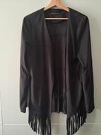 Expresso vest franje, Expresso, Zwart, Maat 42/44 (L), Ophalen of Verzenden