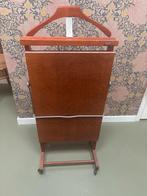 Vintage Houten Herenknecht / Kledingrek, Ophalen, Gebruikt, 100 tot 150 cm, Staande kapstok