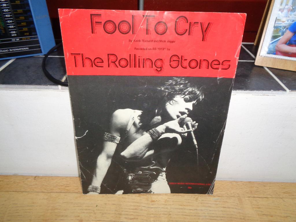 Rolling Stones bladmuziek "Fool to Cry" [UK-1976], Muziek en Instrumenten, Bladmuziek, Gebruikt, Verzenden, Piano, Rock en Metal