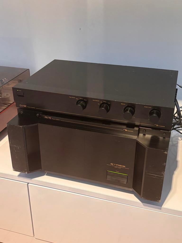 Nakamichi PA-7E Eindversterker en CA-5E voorversterker, Gebruikt, 120 watt of meer, Stereo, Ophalen