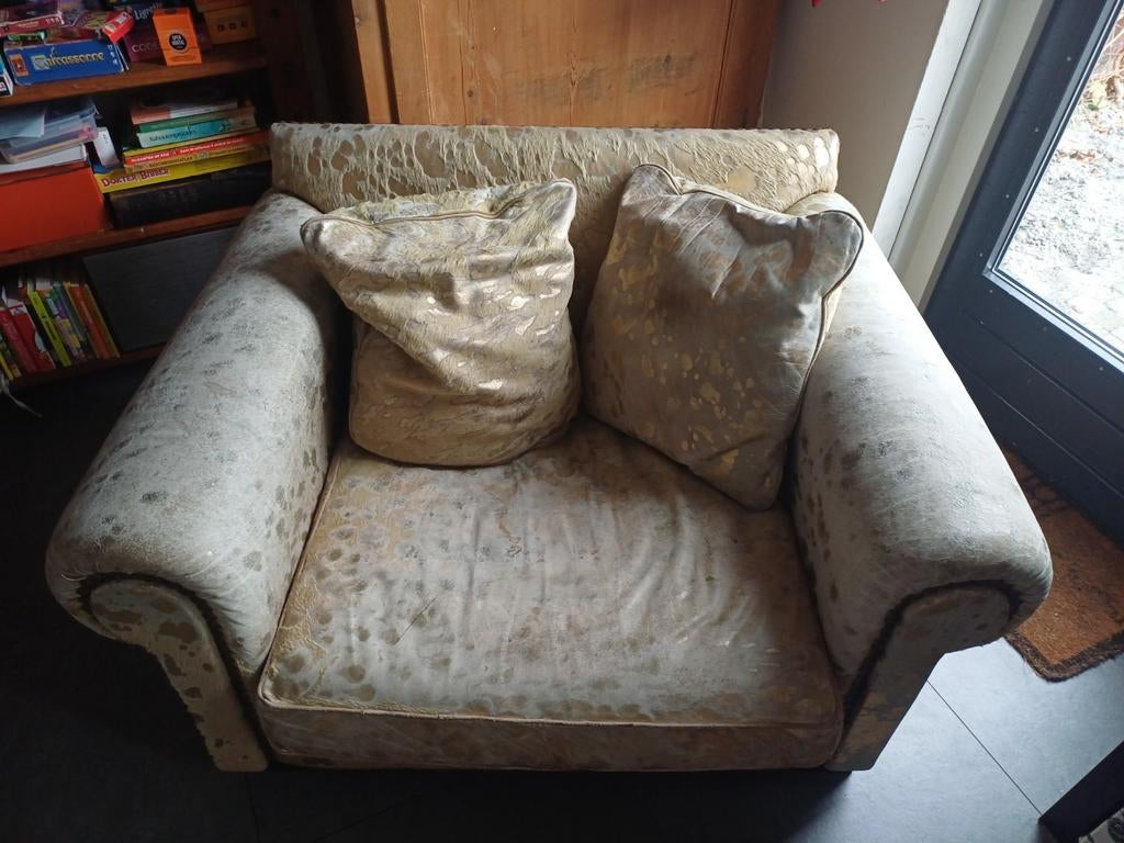 Loveseat chillstoel, Huis en Inrichting, Banken | Sofa's en Chaises Longues, Ophalen, Gebruikt, 75 tot 100 cm, Minder dan 150 cm