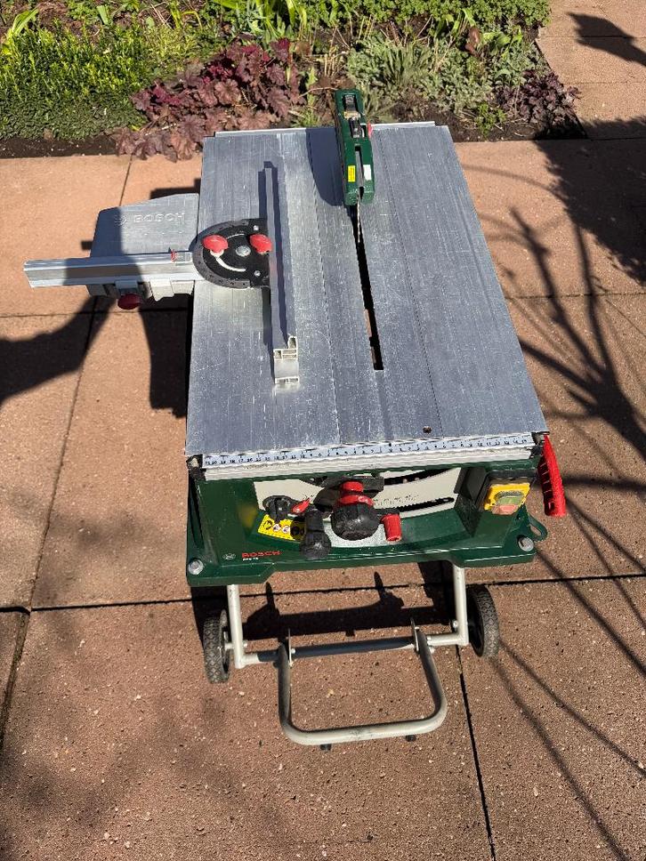 Bosch PPS 7 S Zaagtafel - 1400 W - Ø 190 mm met onderstel, Doe-het-zelf en Verbouw, Gereedschap | Zaagmachines, Gebruikt, Cirkelzaag