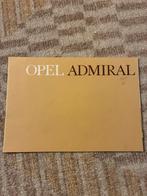 Opel Admiral brochure, Ophalen of Verzenden, Zo goed als nieuw, Opel