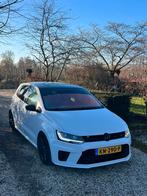 Volkswagen Polo 1.2 TSI 66KW 2014 Wit onderhoud compleet !, Stof, 40 €/maand, 4 cilinders, Wit