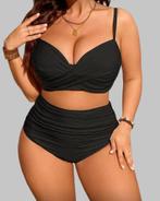 Bikini Mia Zwart (44-54), Kleding | Dames, Verzenden, Nieuw, Zwart, Bikini