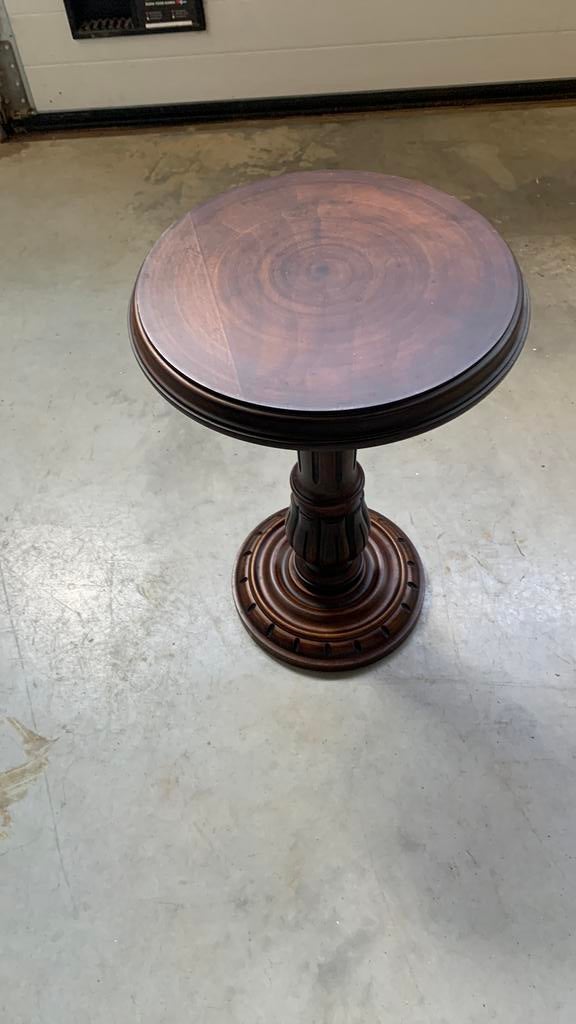 Bloementafeltje wijntafel haltafel sokkel, Minder dan 55 cm, Gebruikt, Rond, Ophalen