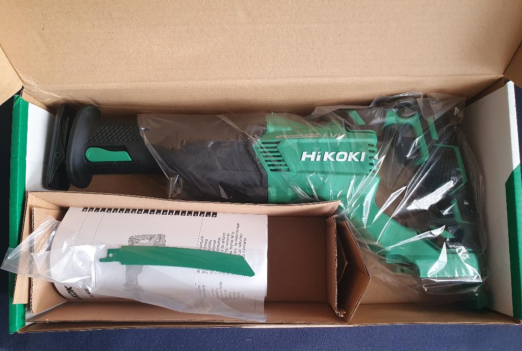 Hikoki CR18DBLW4Z Accu reciprozaag body, 70 mm of meer, Nieuw, 600 tot 1200 watt, Ophalen of Verzenden