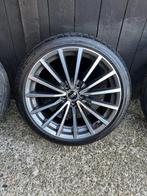 Originele Audi a5 velgen 5x112 19” zomerset 8W0 a4 vag, Gebruikt, 255 mm, Banden en Velgen, Niet ingevuld