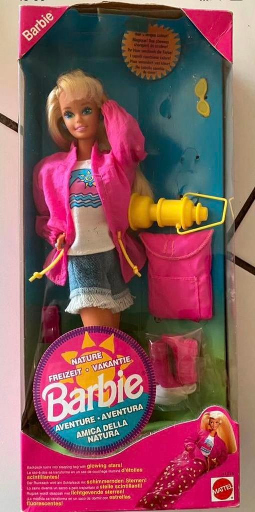 Mattel, Barbie,  op vakantie, jaren 70, Ophalen of Verzenden, Zo goed als nieuw, Barbie