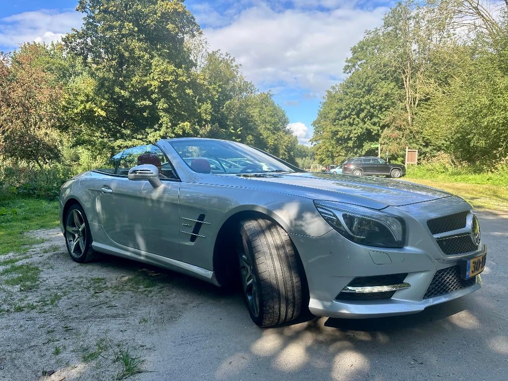 Mercedes SL 500 Edition 1 | 1e eigenaar | 79.000 km | Full |, Auto's, 8 cilinders, Cabriolet, Overige kleuren, Zilver of Grijs