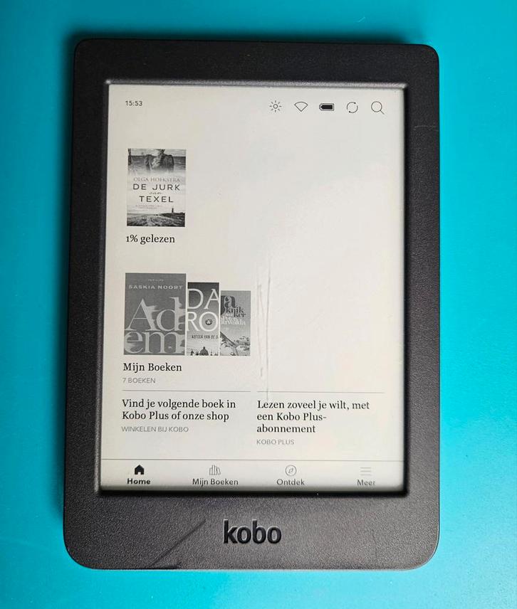 Kobo Nia ereader, Computers en Software, E-readers, Gebruikt, 6 inch of minder, 8 GB, Touchscreen, Wi-Fi, Ophalen of Verzenden
