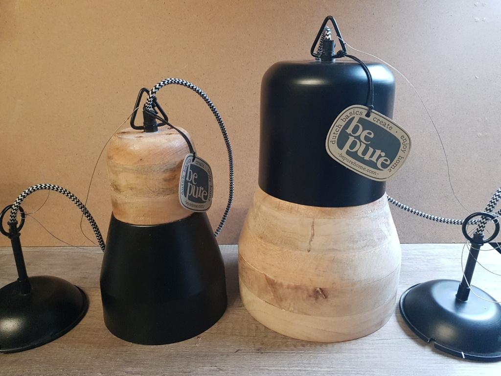 Hanglampen set BePure Mid Blend en Big Blend, Huis en Inrichting, Lampen | Hanglampen, Ophalen of Verzenden, Zo goed als nieuw