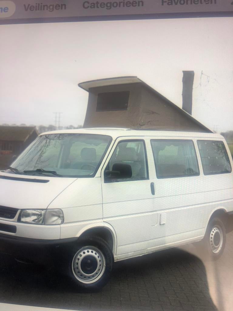 Vw t4 fabriekscamper 2.5 tdi, Buscamper of Camperbus, Volkswagen, Tot en met 2, Particulier