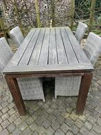 Teak houten tuintafel - Gebruikt, Ophalen, Gebruikt, Rechthoekig, Teakhout
