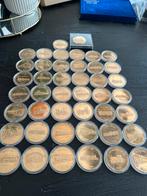 Herdenkingsmuntserie 150 jaar Spoorwegen Nederland PROOF, Postzegels en Munten, Ophalen of Verzenden, Koningin Wilhelmina, Overige waardes