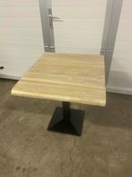 2 stuks horeca bistro tafels nieuw eiken white wash boomstam, Ophalen