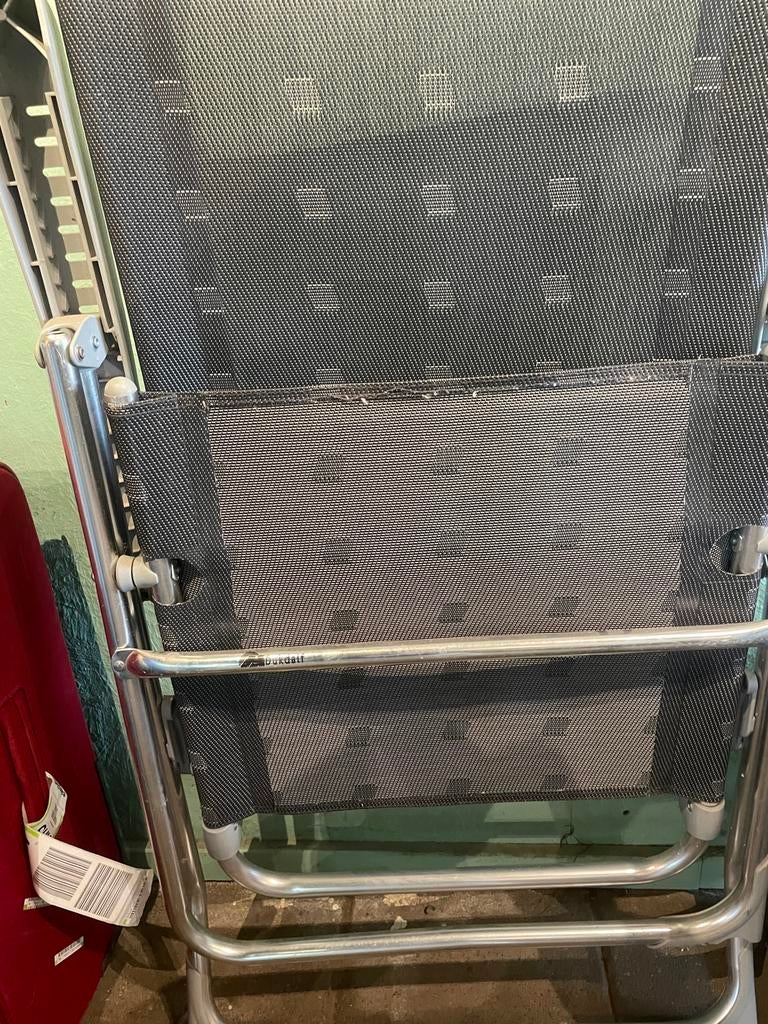 Dukdalf vier nette campingstoelen, Ophalen of Verzenden, Gebruikt, Campingstoel