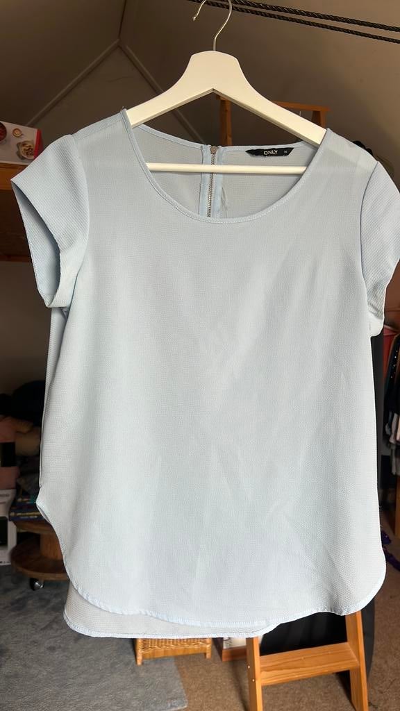 Dames shirt, Kleding | Dames, Ophalen, Blauw, Zo goed als nieuw, Korte mouw