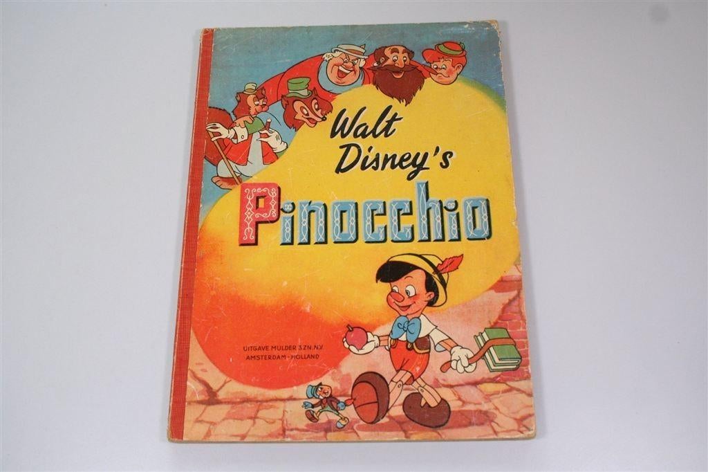 Walt Disney's Pinocchio — [1951] — Vintage prentenboek, Boeken, Ophalen of Verzenden, Gelezen