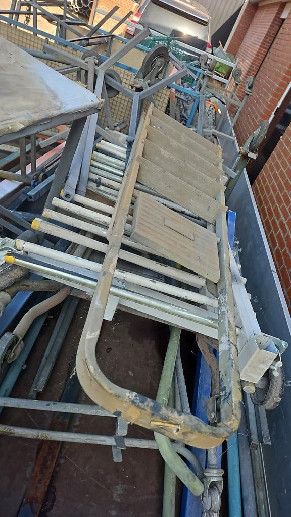 6 tredes alumium trap, Doe-het-zelf en Verbouw, Steigers, Ophalen of Verzenden, Gebruikt, Overige typen, Minder dan 2 meter