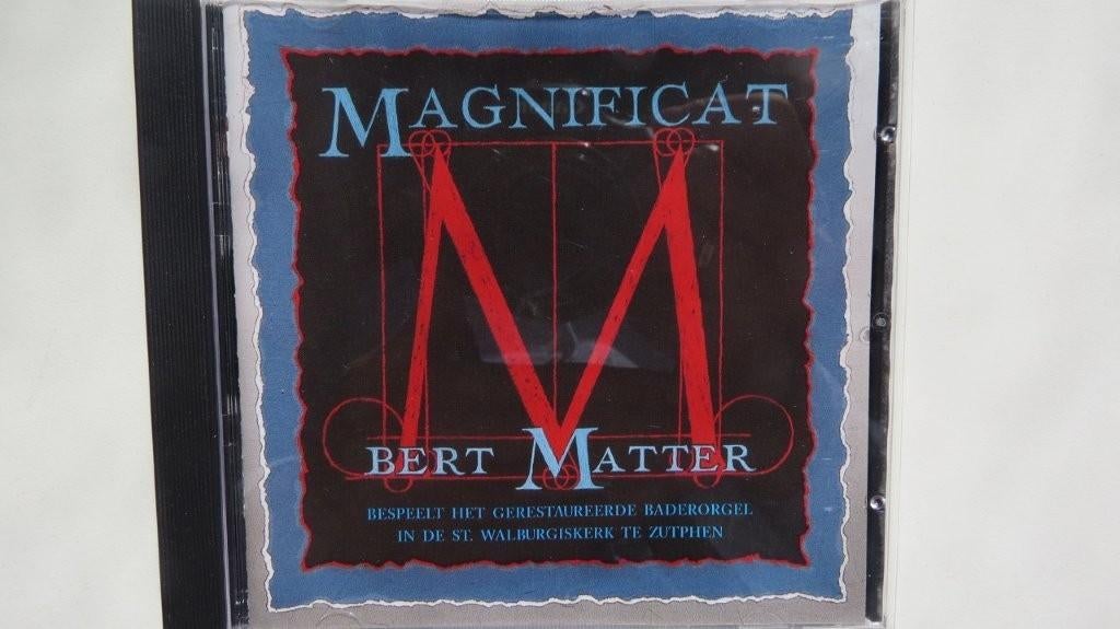 Cd orgel: Magnificat, Bert Matter, Walburgiskerk te Zutphen, Ophalen of Verzenden, Classicisme, Zo goed als nieuw, Kamermuziek