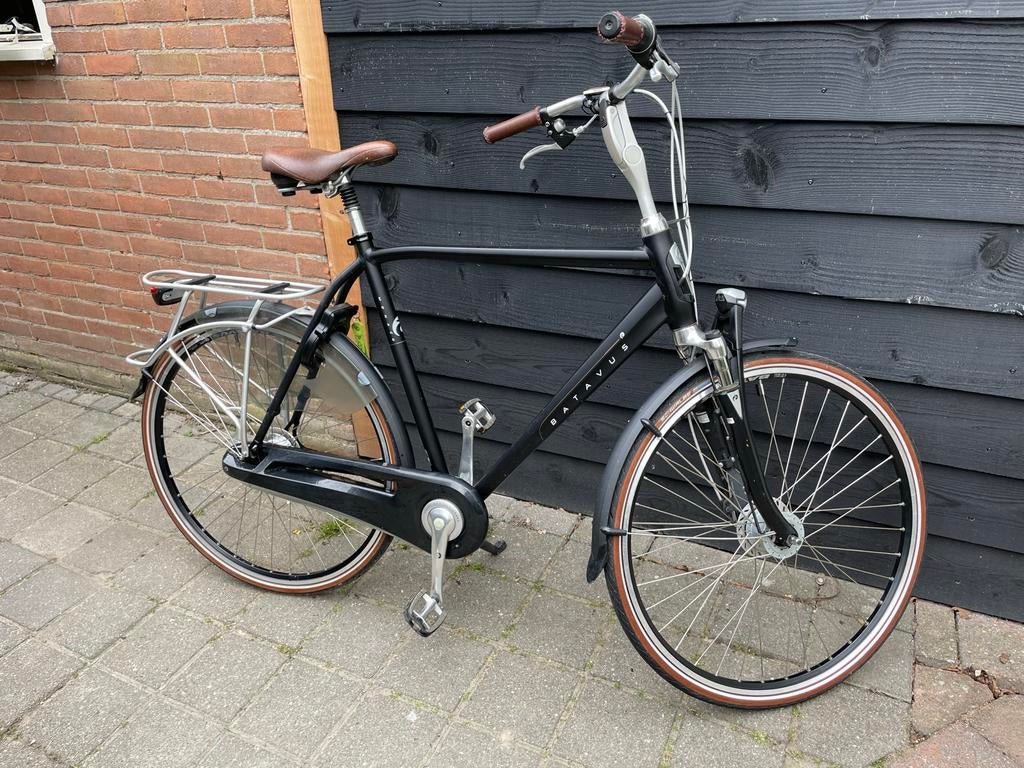 Batavus Monaco herenfiets, 7 versnellingen, Ophalen, Velgrem, Versnellingen, Batavus