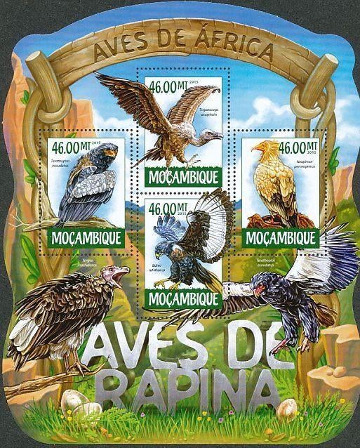 MOZAMBIQUE 57 - Dieren: vogels (roofvogels), Ophalen of Verzenden, Postfris, Dier of Natuur