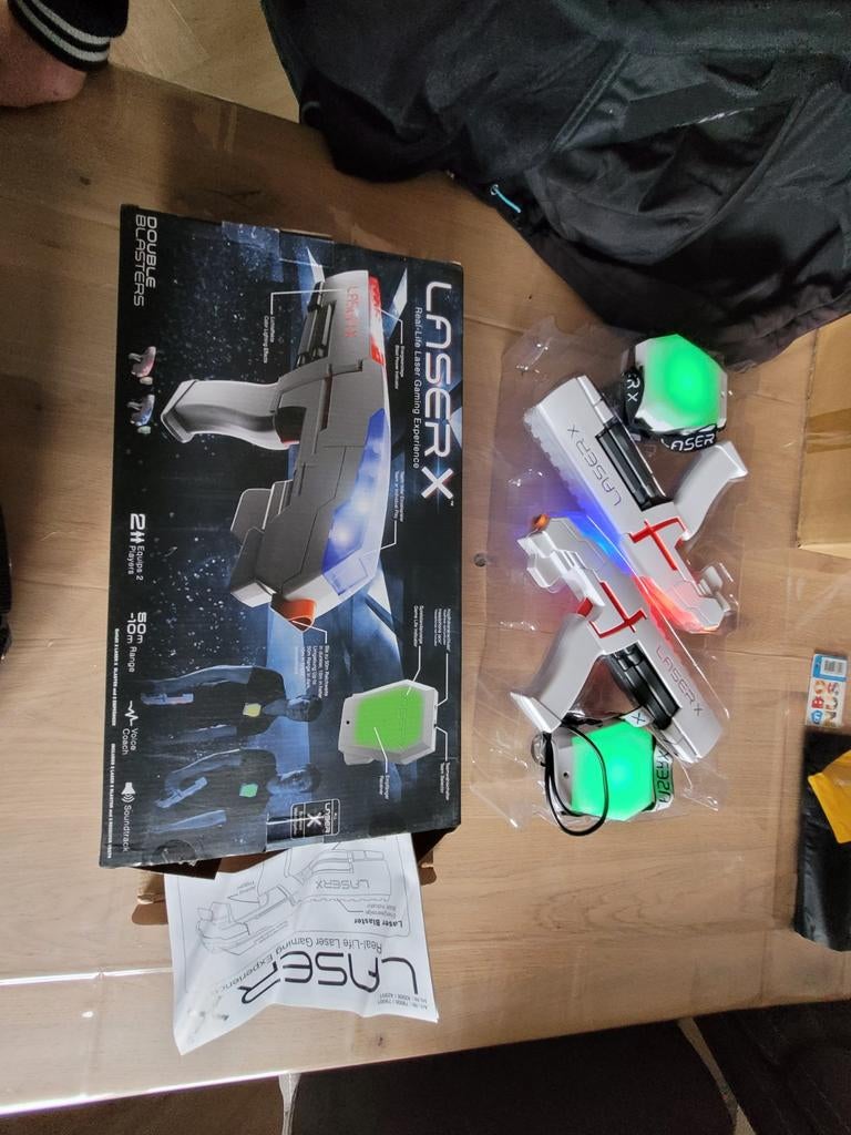 Laser X Real-Life Laser Gaming Experience - Dubbele Set, Ophalen, Zo goed als nieuw