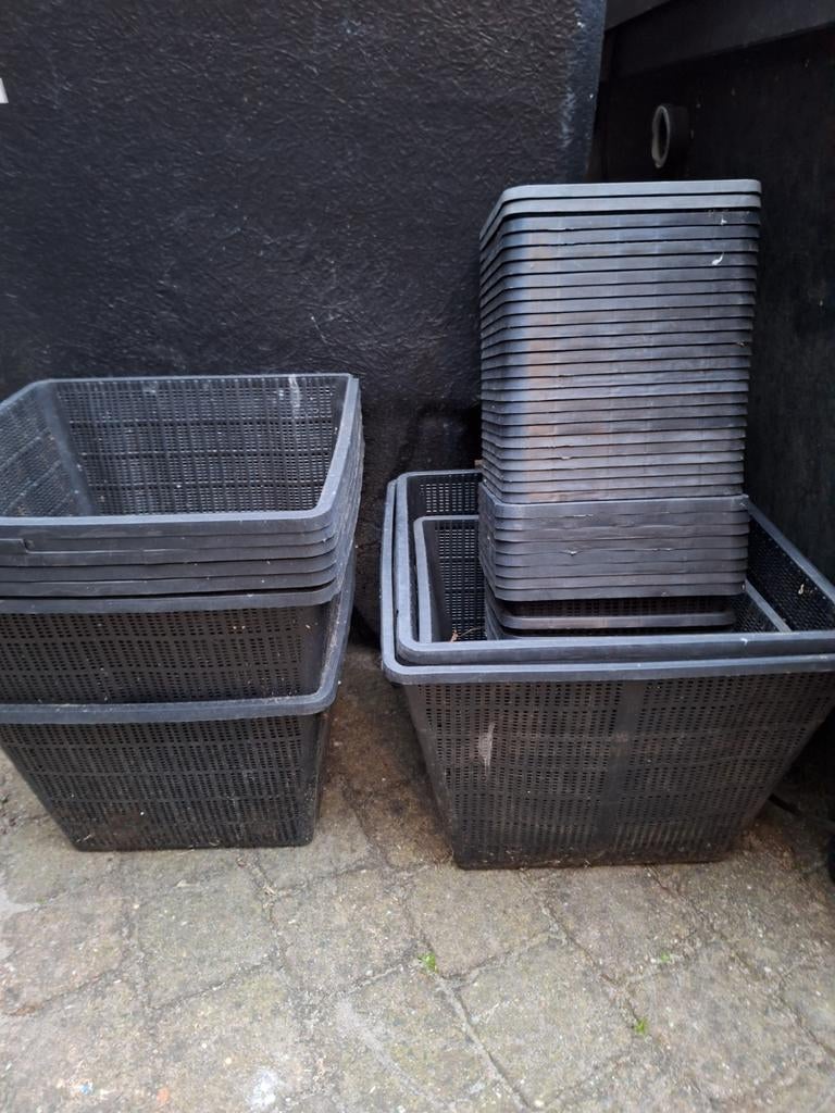 Vijvermanden plantenbakken tuinbakjes meer dan 200 stuks, Tuin en Terras, Kweekspullen, Ophalen, Kweekbak
