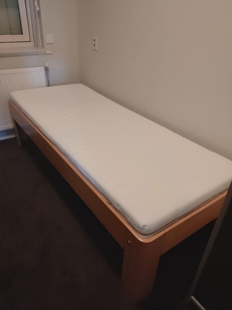 Prachtig Auping Auronde 1- persoons bed ZGAN, Verstelbaar, Eenpersoons, Bruin, Ophalen of Verzenden