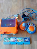 VTech V.Smile TV Learning System met 4 Spellen, Kinderen en Baby's, Speelgoed | Vtech, Ophalen of Verzenden, Gebruikt, 4 tot 6 jaar