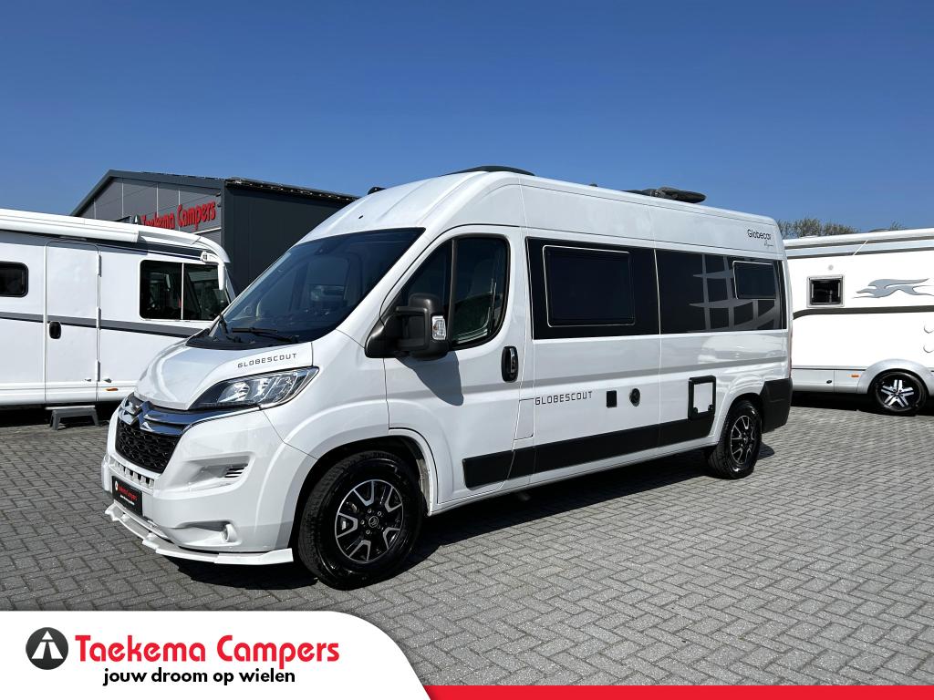 Globecar Globescout Dwarsbed/2023/BTW/Euro-6/Airco/6.M/165PK, Overige merken, Buscamper of Camperbus, Bedrijf, Tot en met 3