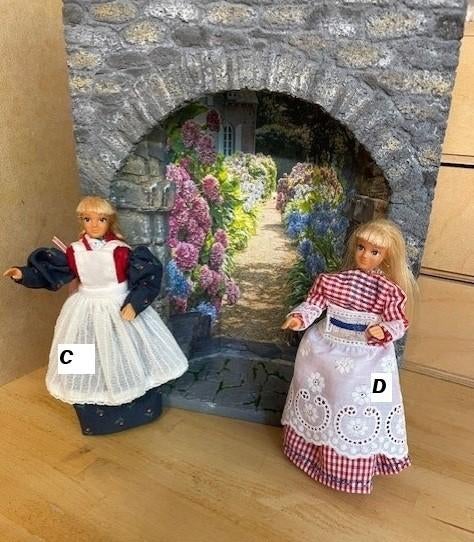 poppenhuis popjes kunststof, Verzamelen, Poppenhuizen en Toebehoren, Ophalen of Verzenden, Nieuw, Poppenhuis