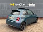Fiat 500 La Prima 42 kWh *schuifdak *leer *carplay * 4season, Gebruikt, 118 pk, 4 stoelen, Leder