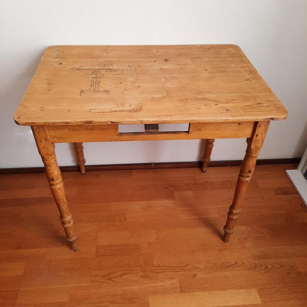 Brocante boeren tafeltje, Ophalen