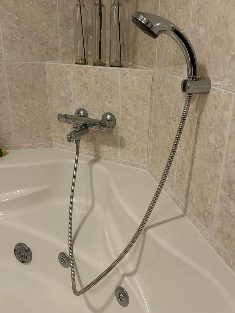 Grohe bad/douche thermostaatkraan 150 mm, Ophalen, Gebruikt, Chroom, Kraan