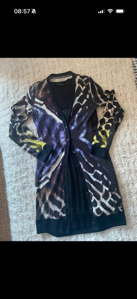 Marc Cain jurk en vest set, Kleding | Dames, Jurken, Zo goed als nieuw, Zwart, Knielengte, Ophalen of Verzenden