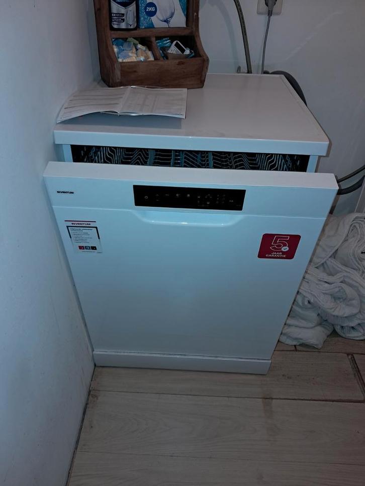 Inventum vrijstaande vaatwasser - Zo goed als nieuw, Witgoed en Apparatuur, Vaatwasmachines, Zo goed als nieuw, Vrijstaand, 60 cm of meer