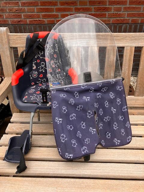 COMPLETE SET BOBIKE Voorzitje + windscherm + bevestiging, Fietsen en Brommers, Fietsaccessoires | Fietsstoeltjes, Ophalen, Bo Bike.