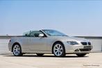 BMW 6 serie 2008 cabriolet, Auto's, Automaat, Euro 5, Achterwielaandrijving, Zwart