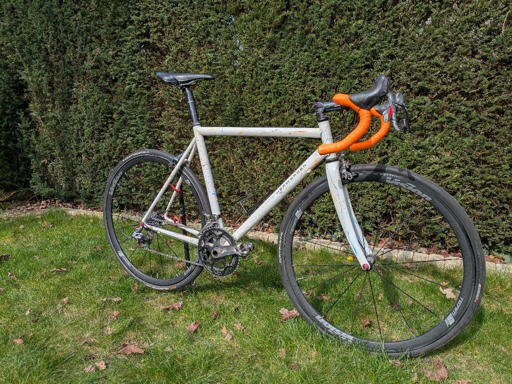 Herwerden (=DUELL) racefiets, maat 55-56, Fietsen en Brommers, 28 inch, Gebruikt, Staal, Heren