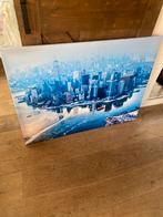 Canvas schilderij New York skyline, Ophalen