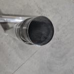 2x dubbelwandige aluminium buis 100-110 mm, Ophalen, Gebruikt, Hout, Houtkachel