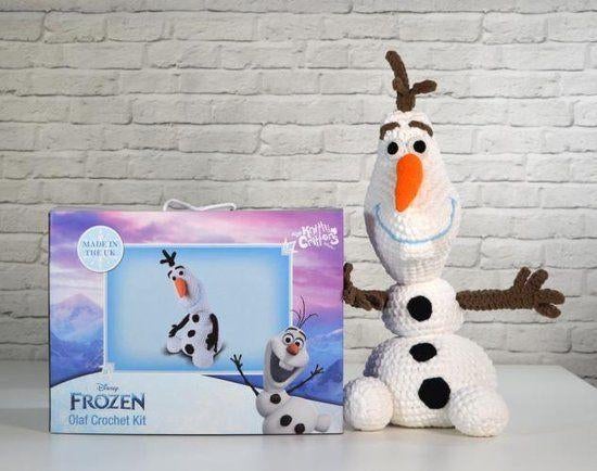 Disney Crochet Kits XXL Olaf haakpakket beschrijving is enge, Hobby en Vrije tijd, Breien en Haken, Ophalen of Verzenden, Nieuw