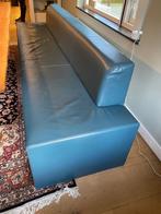 Walter Knoll Together Eettafelbank - Petrol Leer, Ophalen, 250 tot 300 cm, Gebruikt, Minder dan 75 cm