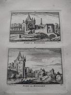 203/204 Montfoort de Poort Kopergravure 18e Eeuw dl 3, Antiek en Kunst, Kunst | Etsen en Gravures, Ophalen of Verzenden
