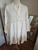 Kori Greek Archaic Zomerjurkje met borduursels, Kleding | Dames, Jurken, Wit, Ophalen of Verzenden, Zo goed als nieuw, Maat 36 (S)