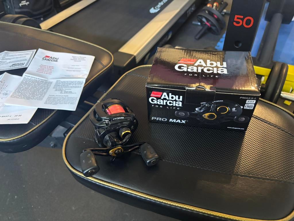Abu Garcia PRO Max PMAX3-L, Watersport en Boten, Ophalen of Verzenden, Zo goed als nieuw, Werphengel