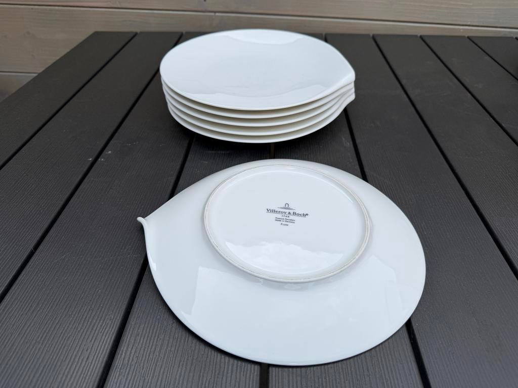 Villeroy & Boch FLOW Borden - 11 stuks in twee maten, Ophalen of Verzenden, Zo goed als nieuw, Bord(en), Effen