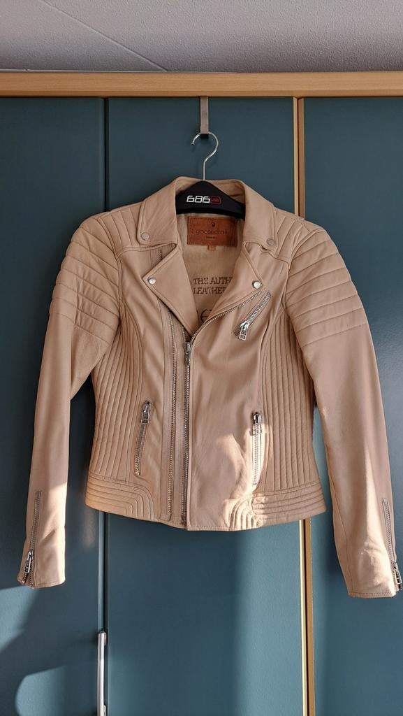 Goosecraft leren jasje, Maat 38/40 (M), Goosecraft, Beige, Ophalen of Verzenden